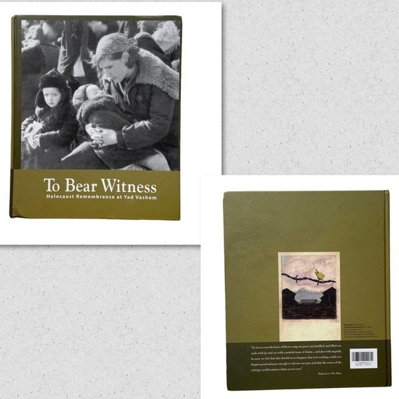 TO BEAR WITNESS Holocaust Remembrance at Yad Vashem Israel Hardcover 2012 VG - Picture 16 of 16